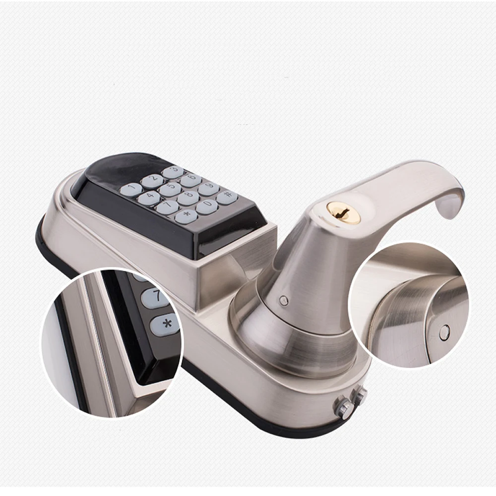 Цифровой электронный/кодовый кнопочный замок безопасности для входной двери