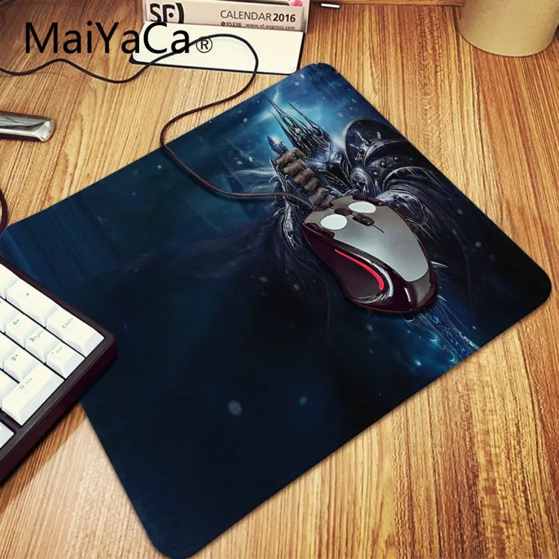 Lock Edge 25x29cm Maiyaca world of warcraft коврик для мыши геймер игровые коврики настольная клавиатура игровой коврик для мыши геймер 60X30 см большой Офисный Компьютерный стол коврик - Цвет: Lock Edge 25x29cm