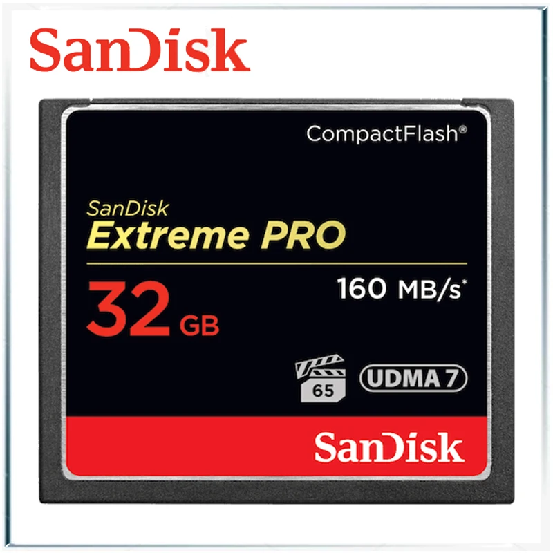 Sandisk Extreme Pro Высокое качество до 160 МБ/с. Compactflash CF карт 256 ГБ sandisk Compact Flash карта 128