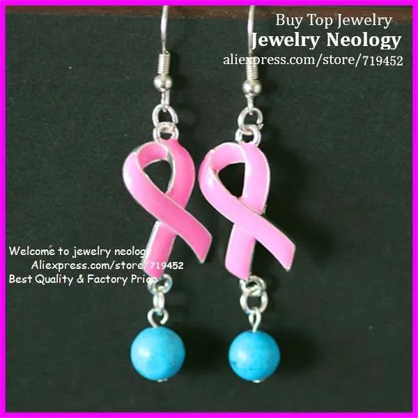 

20 Pair 2016 Hot Sale New Elagant Charming Pink Breast Charm Earrings EarDrop Christmas Gift Party Lady Women Girl