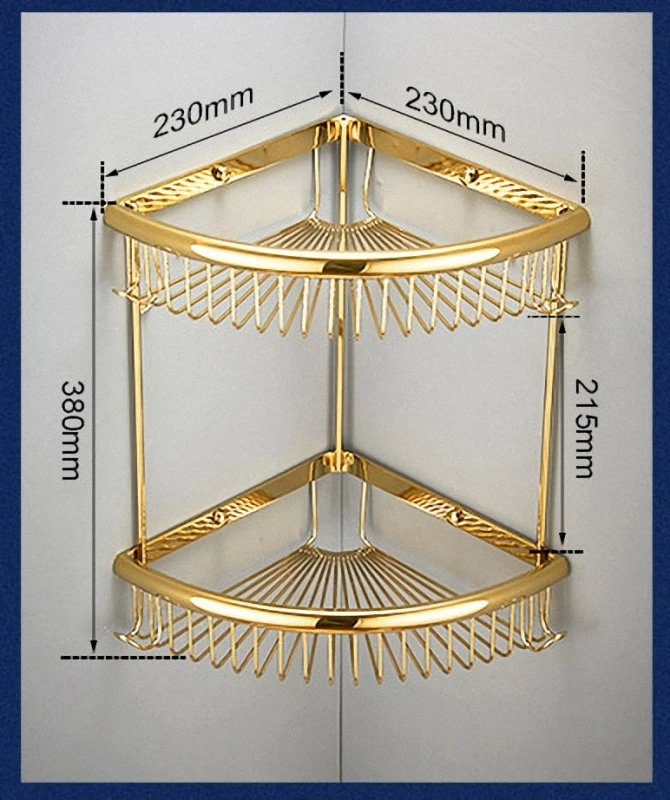 2 уровневый угловой органайзер для хранения на полке с крючками полотенец идея