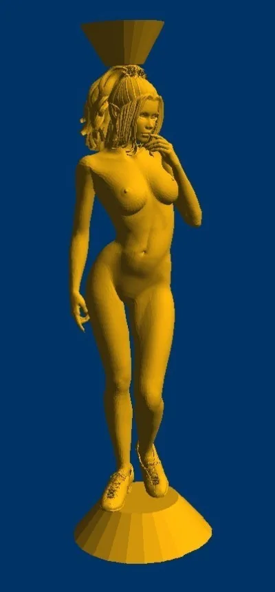 Новая 3D модель для cnc резной фигуры скульптурный станок в формате STL naked woman 3|3d model