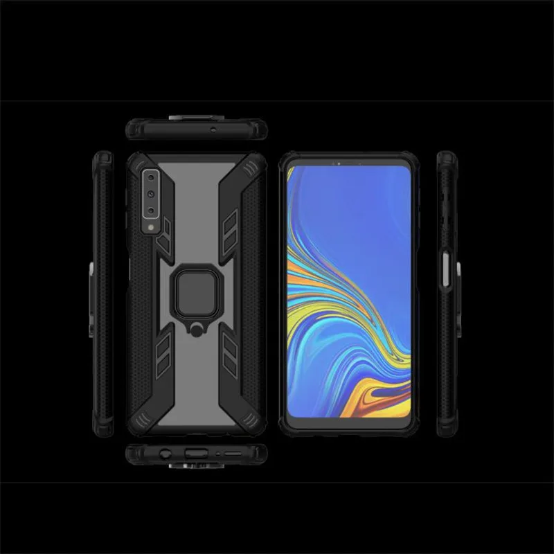 Для Samsung Galaxy A7 чехол для пальца кольцо стойка для брони для Samsung Galaxy A7 7 A750 750 6,0 дюймовая крышка телефона Coque