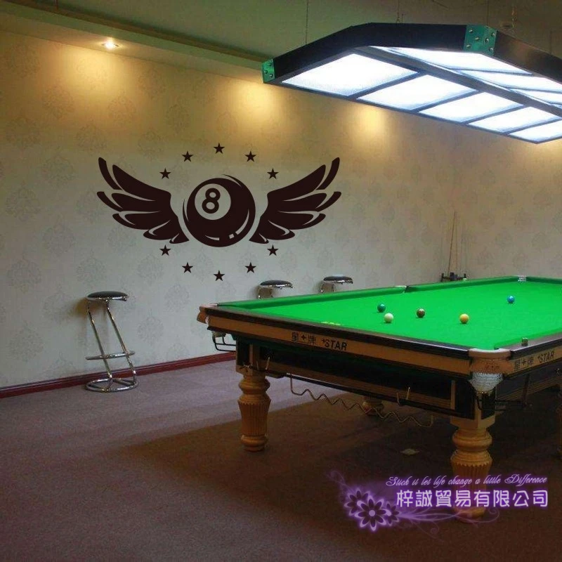 Бильярдная наклейка Snooker Переводные плакаты виниловые наклейки на стену Декор