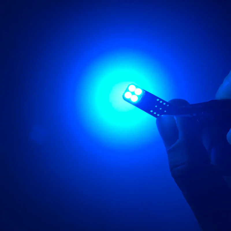 10 шт. светодиодные лампы T10 1 Вт Неполярные 168 501 W5W светодиодный 8 smd 3030 фонари для