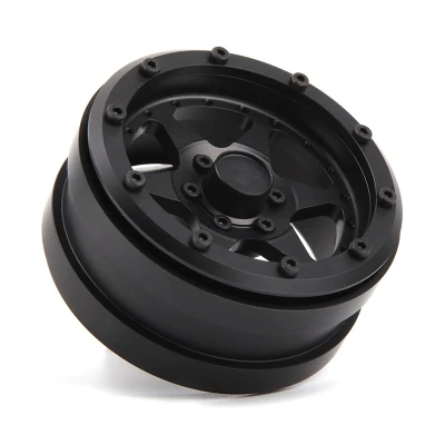 Black Black Nut 4 шт. D1RC 2,2 Inch на гусеничном ходу Звезда Давида твист обода колеса для 1:10 1:8 Traxxas TRX-4 TRX4 RC4WD D90 D110 TF2 осевой SCX10 90046 - Цвет: Black Black Nut