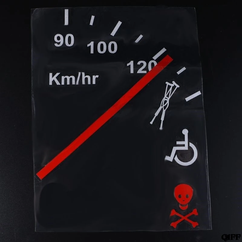 Забавный кластер спидометра наклейка для автомобиля виниловая на окно бампер