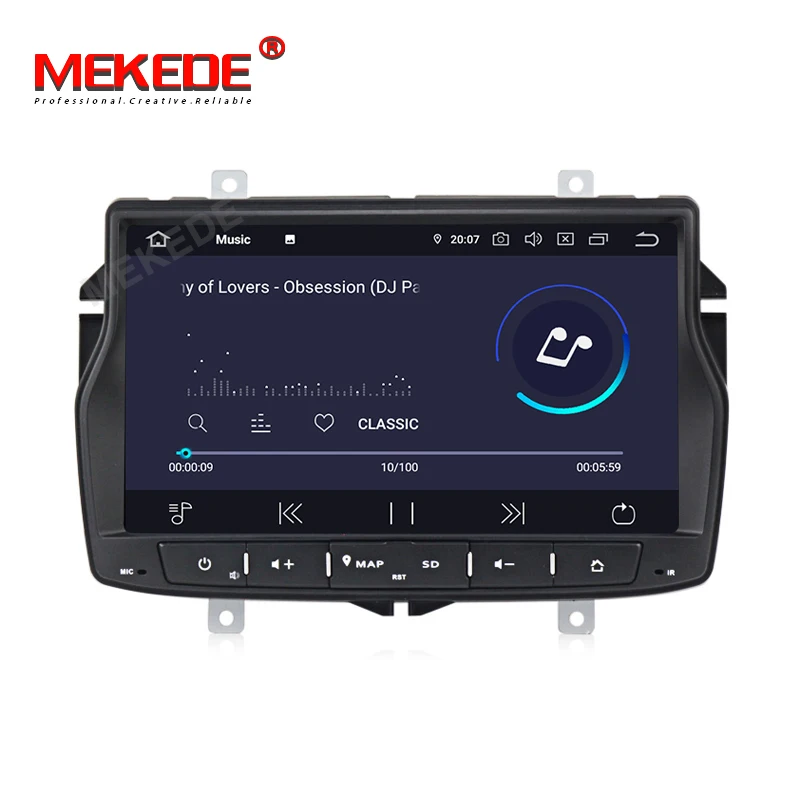 MEKEDE IPS экран DSP автомобильный dvd плеер радио для Lada Vesta 2180 2181 аксессуары седан DVD 2015