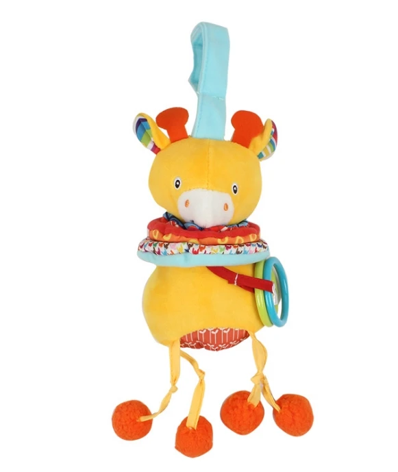 cute deer Многофункциональные игрушки для новорожденных погремушки, мобильные телефоны, мягкая коляска для новорожденного, коляска для автомобиля, кровать, погремушки, Мультяшные животные, плюшевые игрушки - Цвет: cute deer