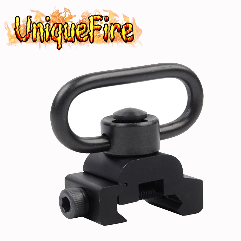 Крепление для прицела UniqueFire Quick Release отсоединяющийся Слинг поворотный тактический военный петля с 20 мм Рельсом Пикатинни для