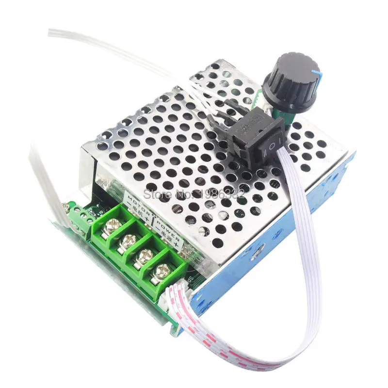 WS16 10 50 в 40A контроллер скорости двигателя постоянного тока Реверсивный регулятор