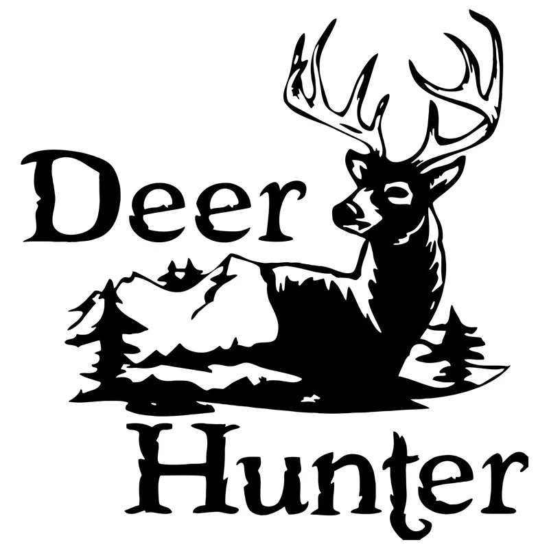 

15.6cm*16.4cm Deer Hunter Fashion Accessories Motorcycle Car Sticker S4-0766