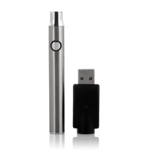 Silver КБР Кнопочная батарея Vape O. pen Preheat 510 резьба картридж с переменным напряжением - Цвет: Silver
