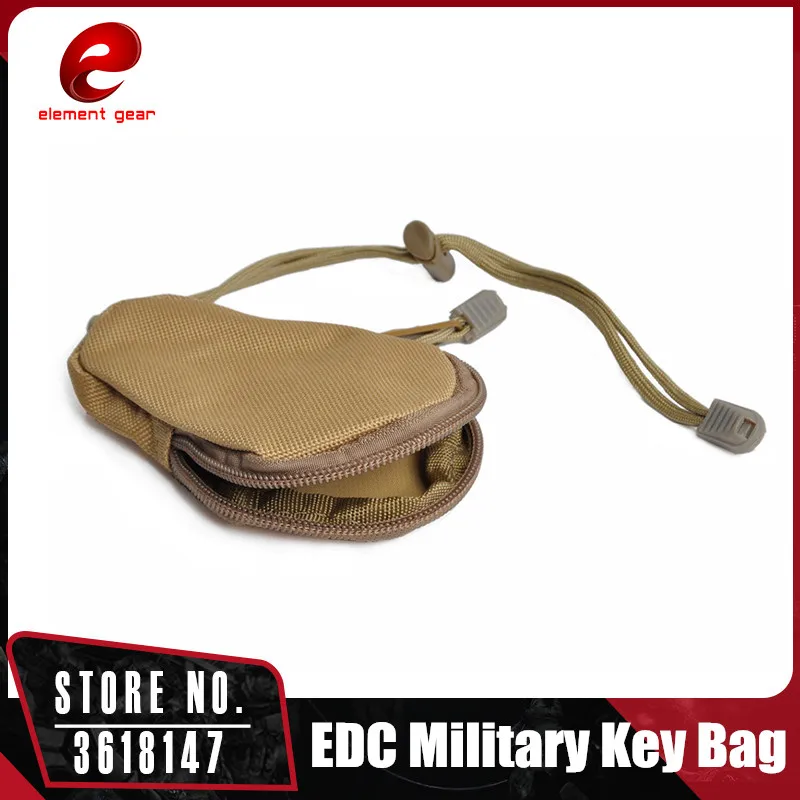 Элемент EDC военная сумка для ключей Мини ключница держатель маленький карманный