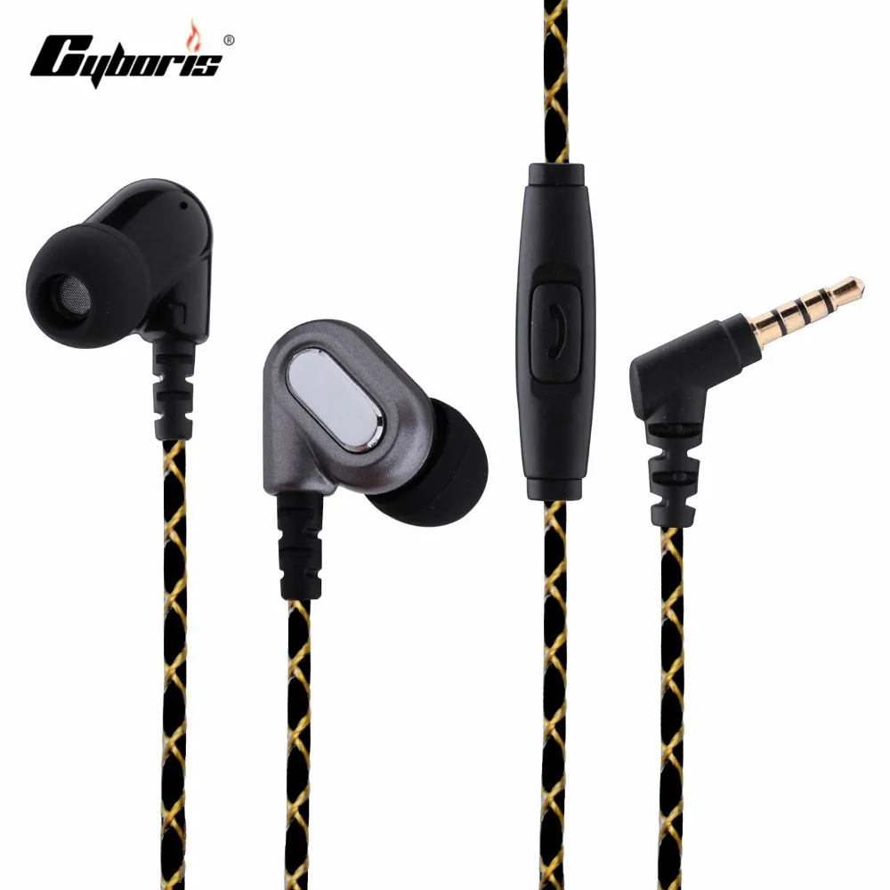 Наушники-вкладыши с микрофоном 3 5 мм для Android/iOS/MP3/ПК | Электроника