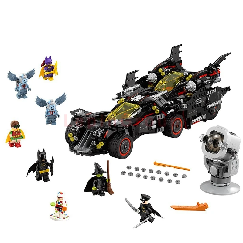 LP 07077 07044 07052 07060 Batcave Break in настоящий блок marvel LPed игрушки Бэтмен 70917 70909 76023 1037|Блочные