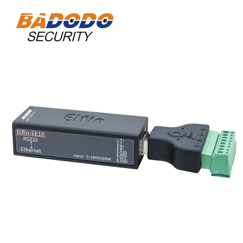 Умный телефон серийный модуль RS232 для последовательного сервера Ethernet с RJ45 5 В ~ 36