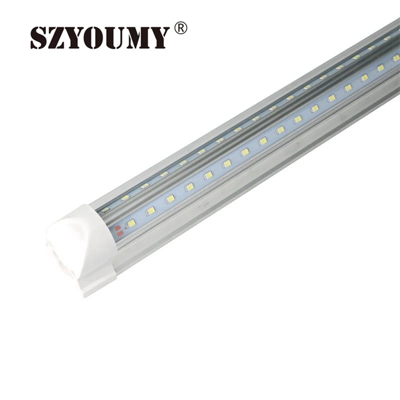 SZYOUMY V образные фотолампы T8 встроенные светодиодные двухсторонние трубки SMD2835 3