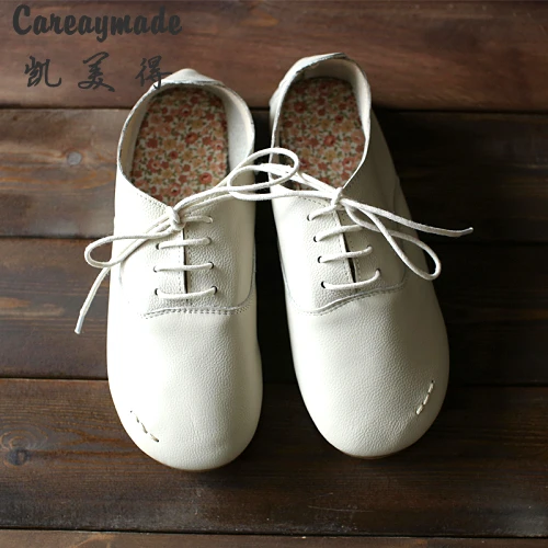 Женская повседневная обувь на плоской подошве Careaymade ручной работы из воловьей