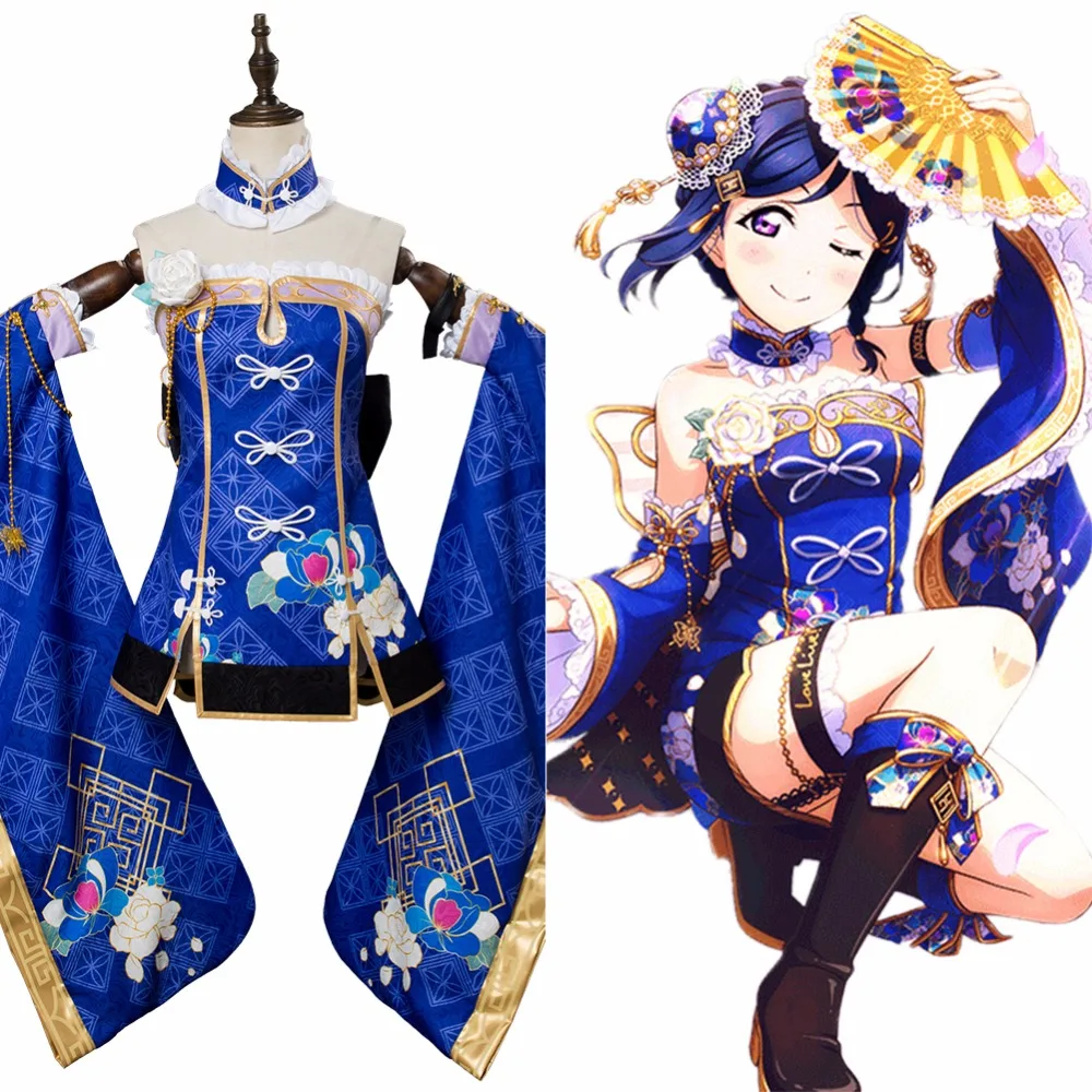 Аниме Love Live! Aqours Kanan Matsuura Карнавальный костюм для девочек Женский Рождественский