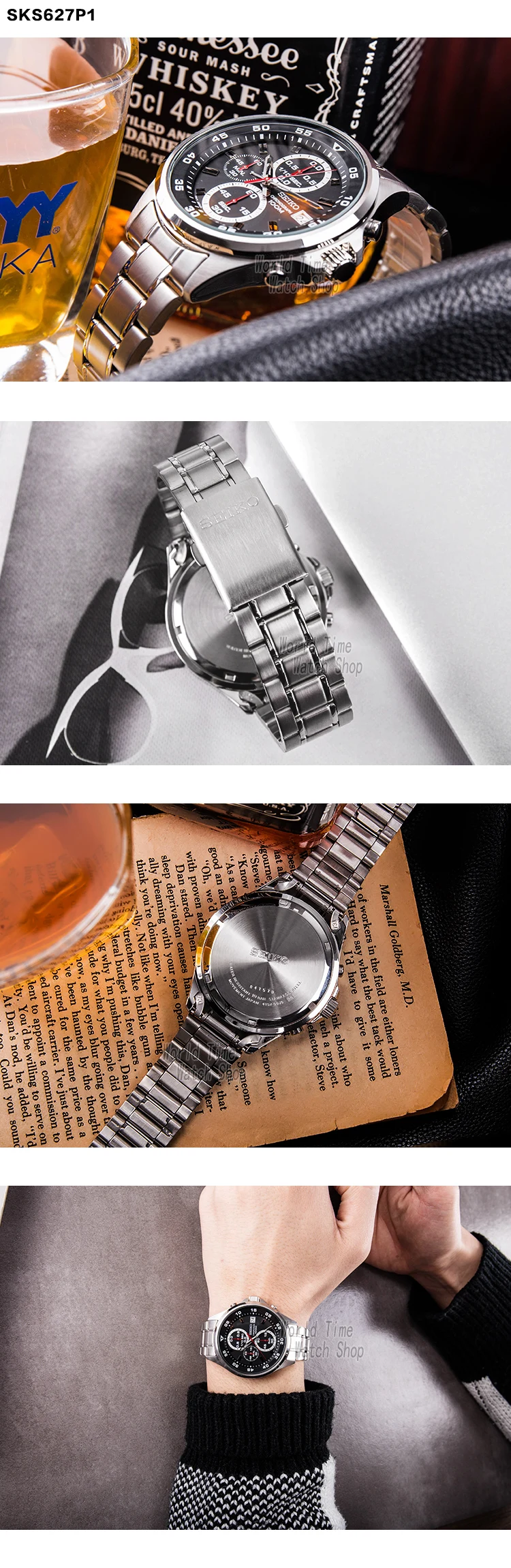 Seiko часы для мужчин люксовый бренд водонепроницаемые спортивные наручные часы солнечные часы хронограф кварцевые часы для мужчин s часы Relogio Masculino