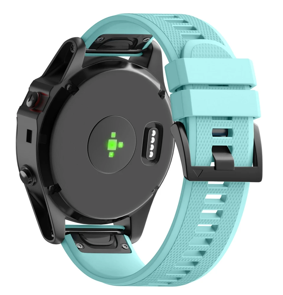26 мм ремешок для Garmin Fenix 5X/Fenix 3/Fenix 3 HR ремешок для часов спортивные умные часы чистый цвет легко снимаемый силиконовый ремешок для часов