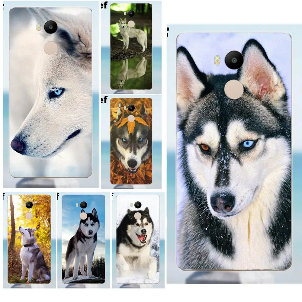Suef мягкий чехол из ТПУ с изображением милой собаки сибирской хаски для Xiaomi Redmi 4 3 3S