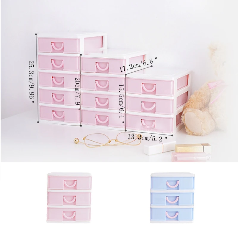 Пластиковый ящик многослойная коробка для хранения органайзер