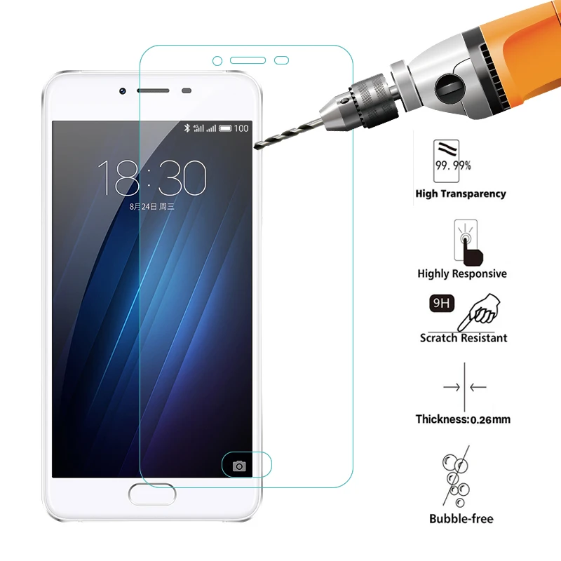Прозрачная защитная пленка для экрана Meizu U10 U20 M5 M5S M3 M3S mini Note Pro 6 7 Plus прозрачная