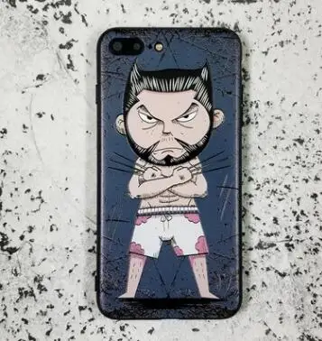 Мягкий силиконовый чехол задняя крышка для iphone X/для 7 защитный окрашенный