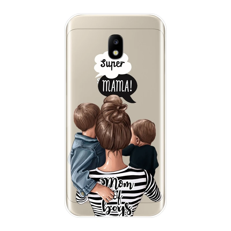 ТПУ чехол для samsung Galaxy J2 J5 J7 Prime J3 J5 J7 для маленьких девочек Для женщин мама обложка чехол для samsung J4 J6 J8 плюс Чехол