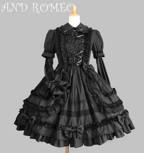 

Lace Slim Princess Sweet Lolita Dress With Removable Collar And Sleeves L26