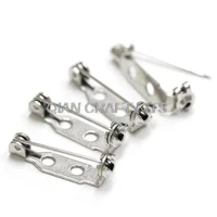 400pcs 20mm silver plated metal bar pin safety back pins brooch w locker safety locker pins high quality lead free