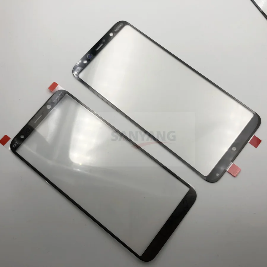 10 шт. внешнее стекло для Samsung Galaxy A6 2018 SM A600F A600 Plus A605 LCD Сенсорная панель экран +