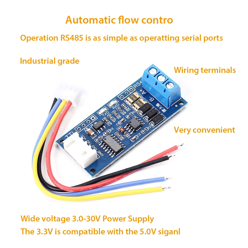 Преобразователь TTL в RS485 для Arduino USB преобразователь модуля AVR 3 0 ~ 30 В с высоким
