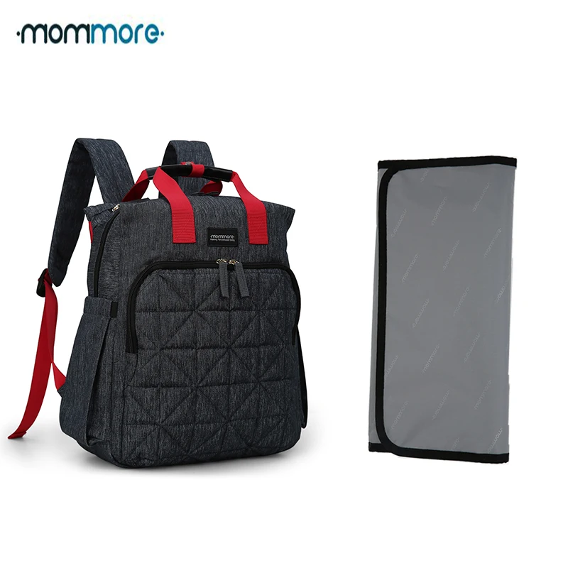 mommore Waterproof Travel Diaper Bag with Changing Pad Baby Stroller Backpack Nursing for Care Wet | Мать и ребенок