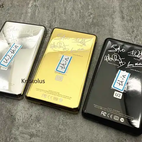 Slver золотой черный U2 edition стильный металлический чехол-накладка для iPod 6-го 7-го поколения классический 80 ГБ 120 ГБ 160 Гб тонкий и толстый