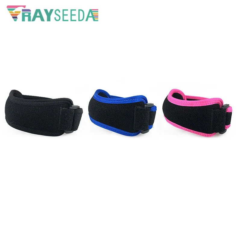 Rayseeda 1 шт. Регулируемый наколенник эластичный Наколенники Brace Patella защита для прыжков спортивные