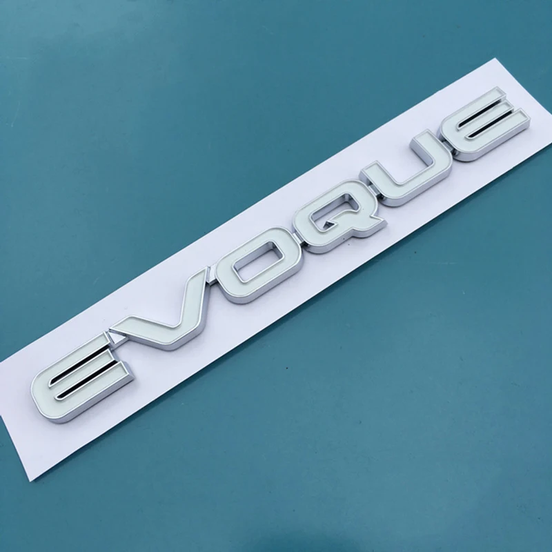 EVOQUE буквы эмблема значок стайлинга автомобилей Установка Наклейка на багажник