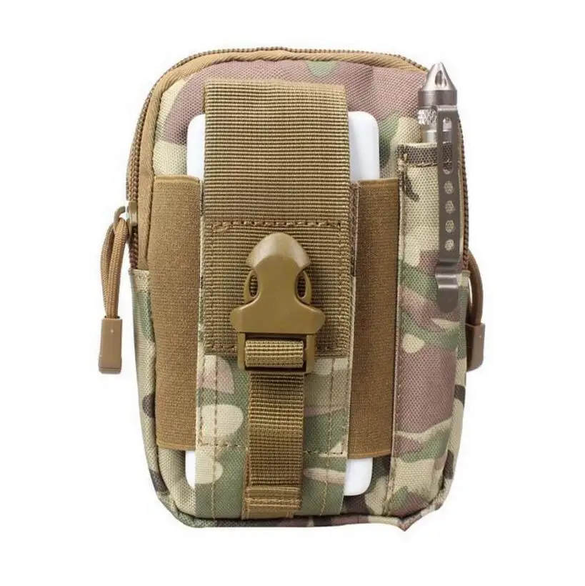 CP Camouflage Военная камуфляжная сумка для мужчин, тактические сумки для телефона, камуфляжный Водонепроницаемый Рюкзак, Сумка Molle, спортивный поясной ремень, сумки для мобильного телефона, охотничьи сумки - Цвет: CP Camouflage