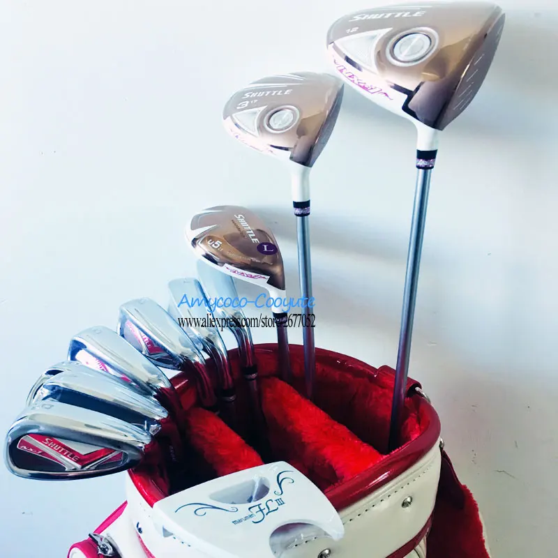 

New womens Golf Clubs Maruman SHUTTLE Golf Clubs Complete Sets Golf Drive Fairway wood irons and Graphite Golf shaft