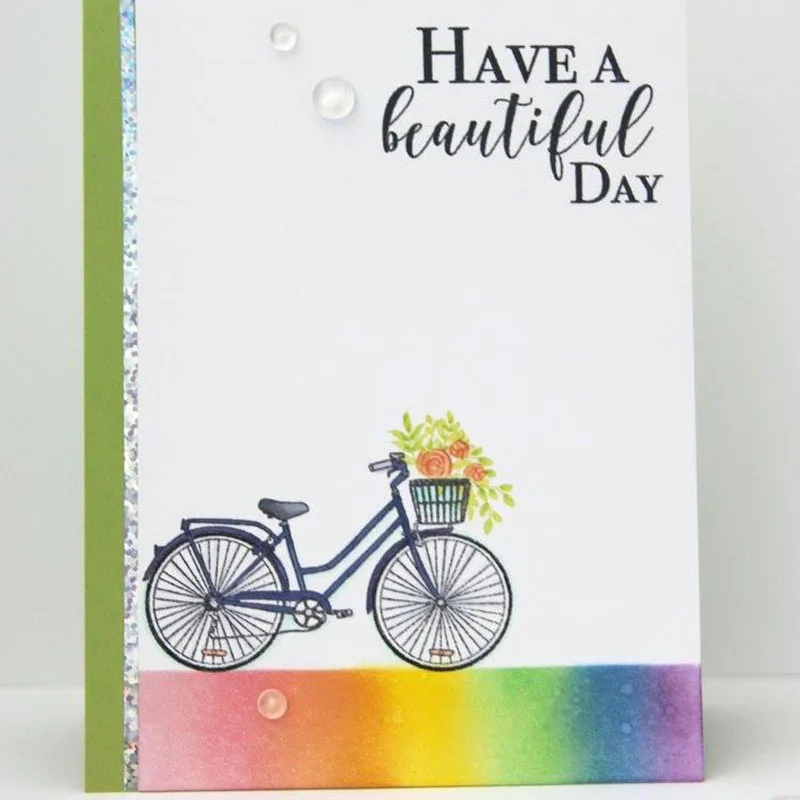 Велосипедные прозрачные штампы/печать для самостоятельного