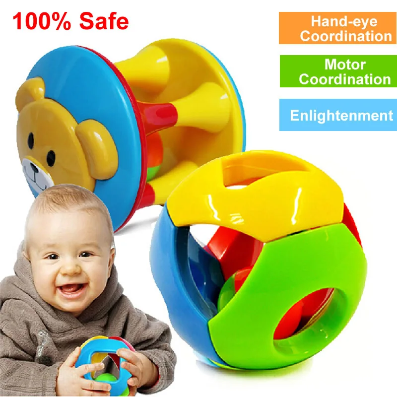 Детские погремушки маленький громкий колокольчик шариковое кольцо развивающее