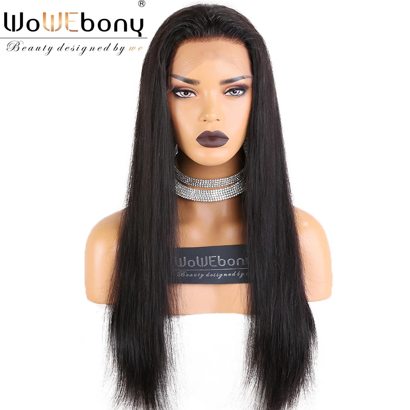 4 5 дюймов глубокая Часть Кружева передние парики бразильские Remy человеческие