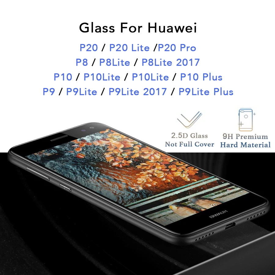 5 шт. защитные очки для Huawei P20 Lite P20Pro защита экрана P10 P9 P8 Plus 2017 закаленное стекло P 20