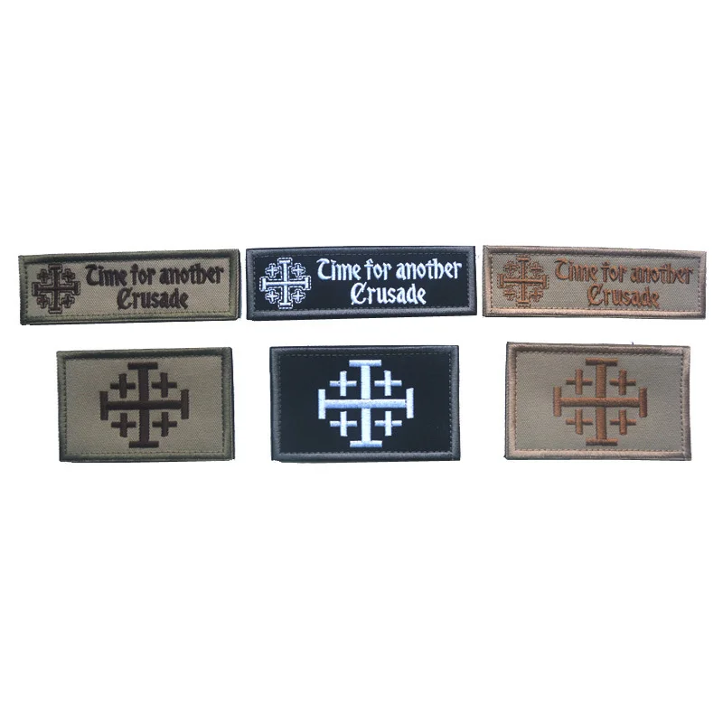 Военная нарукавная нашивка Рыцари в Jerusalem нагрудная для куртки Джинсовый Рюкзак
