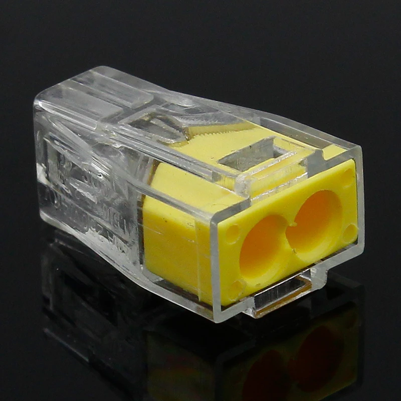 10 шт. проводной соединитель для распределительной коробки 2 контакта |