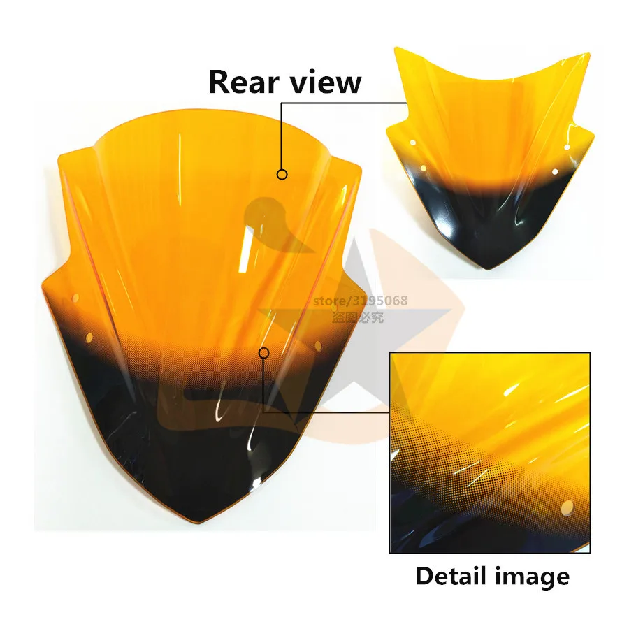 Мотоцикл обтекатель windshieldcover высокое качество подходит для Kawasaki Ninja 300 лобовое стекло Ветер Дефлектор Дым Прозрачный breez