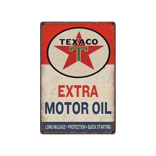 [Mike86] TEXACO MOBIL кастрол Синклер Эссо моторное масло металлический знак настенная табличка плакат живопись искусство Рождественский Декор художественный FG-518 - Цвет: SL-9992B