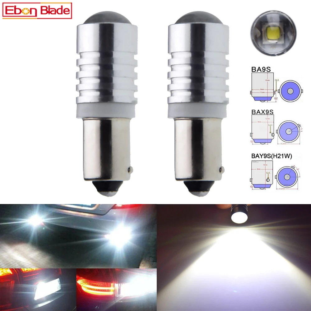 2 шт. BA9S T4W BAX9S H6W BAY9S H21W светодиодный автомобильный светильник XBD чип 5 Вт белый интерьер Авто купол сторона обратная парковка лампа 12 В 24 в 30 в